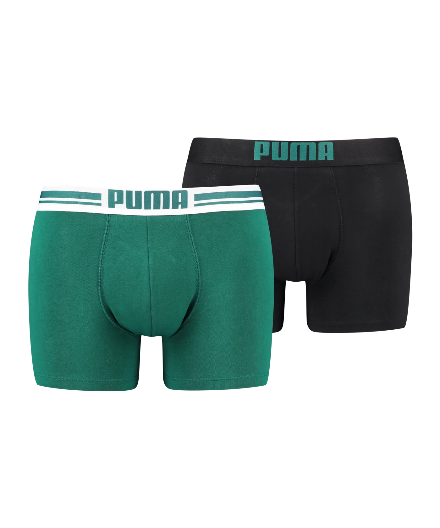 PUMA Placed Logo Boxer 2er Pack Grün F030
