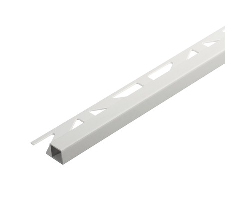 Dural Squarline DPSP 1130 PVC wit vierkant afwerkprofiel, 250 cm hoog, 11 mm