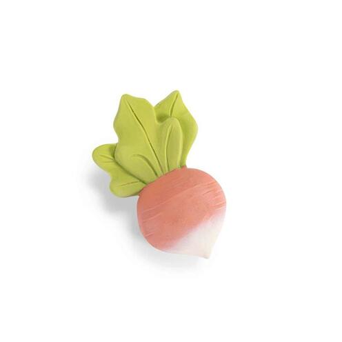 Hochet de dentition Caoutchouc Radis Trois Petits Lapins Multicolore - MOULIN ROTY