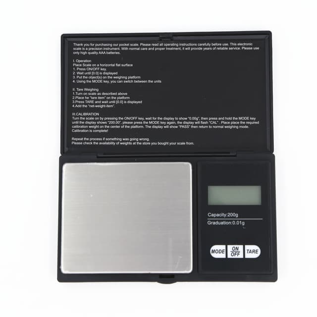 Digital smykkevægt / guld / kaffe 0,01 g