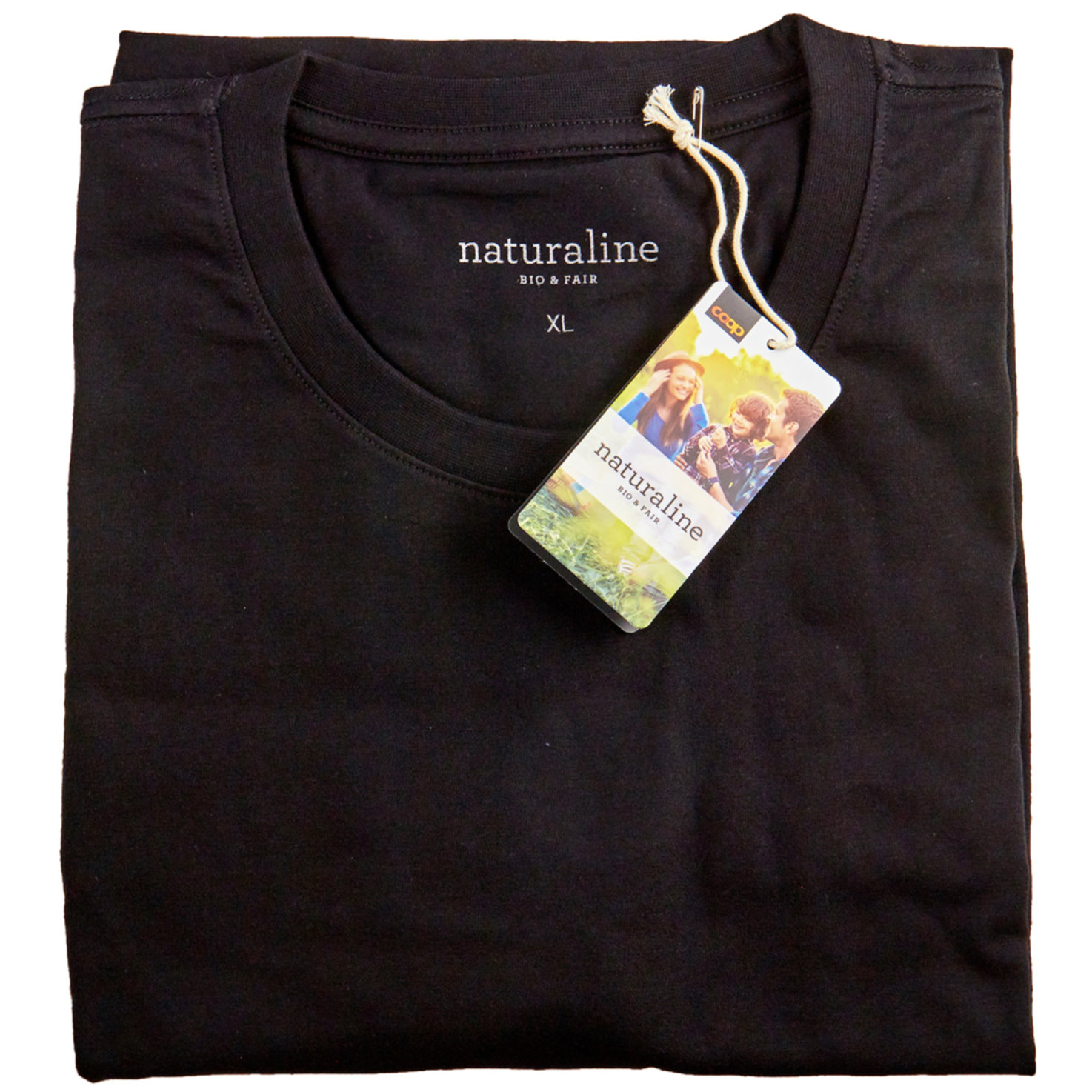 Naturaline Herren T-Shirt Kurzarm schwarz XL