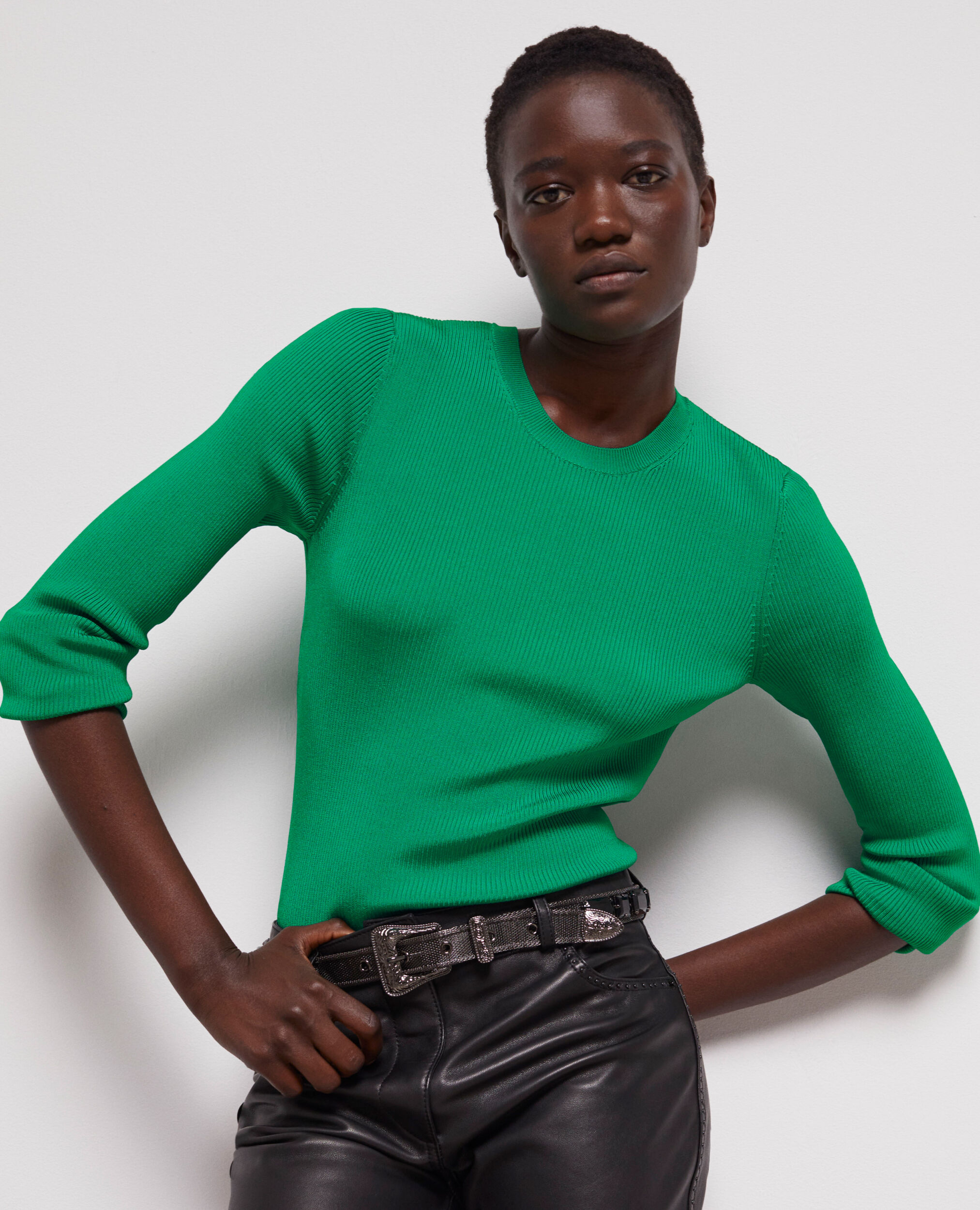 Pull moulant vert