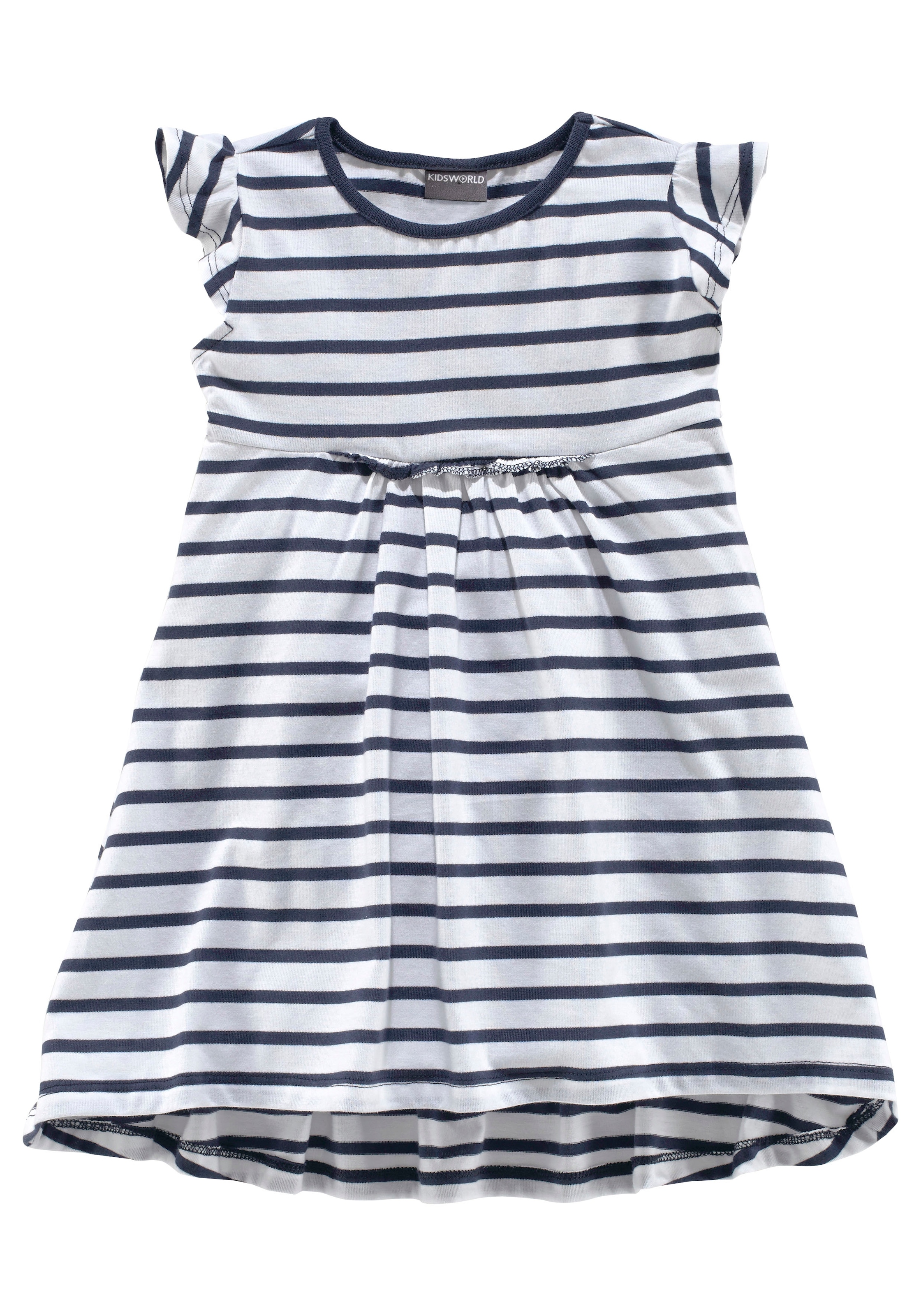 KIDSWORLD Jerseykleid »für kleine Mädchen« Packung, 2 Stk. tlg. kniefrei,  modischer Stil,  aus reiner Baumwolle,  breite Träger