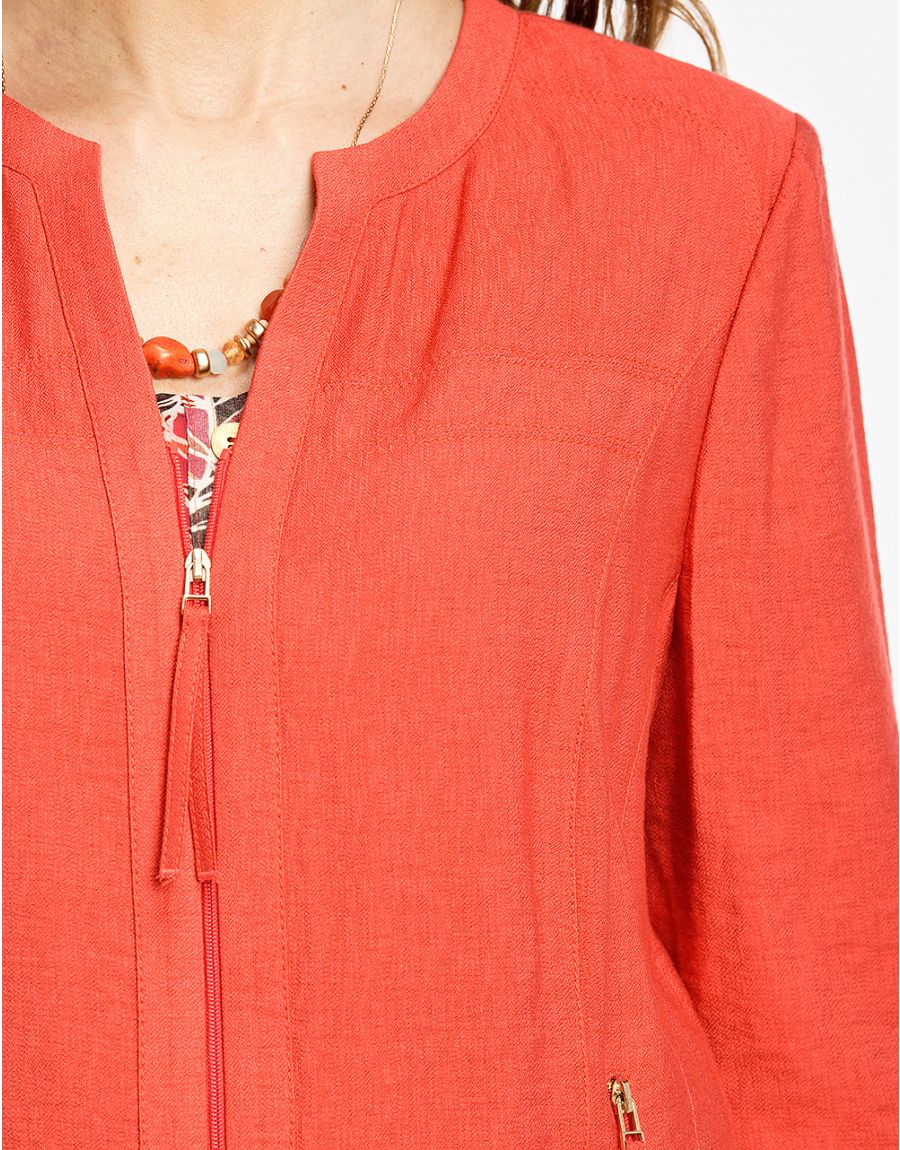 Veste chic rouge légère