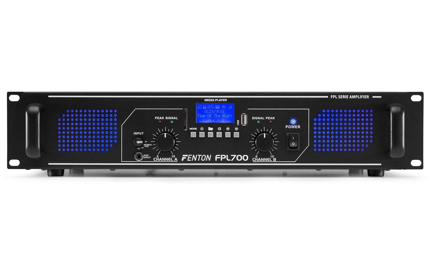 Endstufe FPL700<br>Digitalverstärker mit Bluetooth und MP3-Player