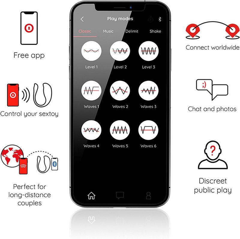 ONINDER | Oninder Vibrating Egg Black - Free App