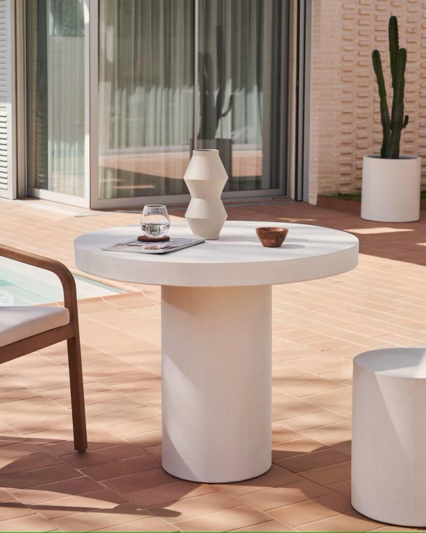 Kave Home Aiguablava eettafel Ø120