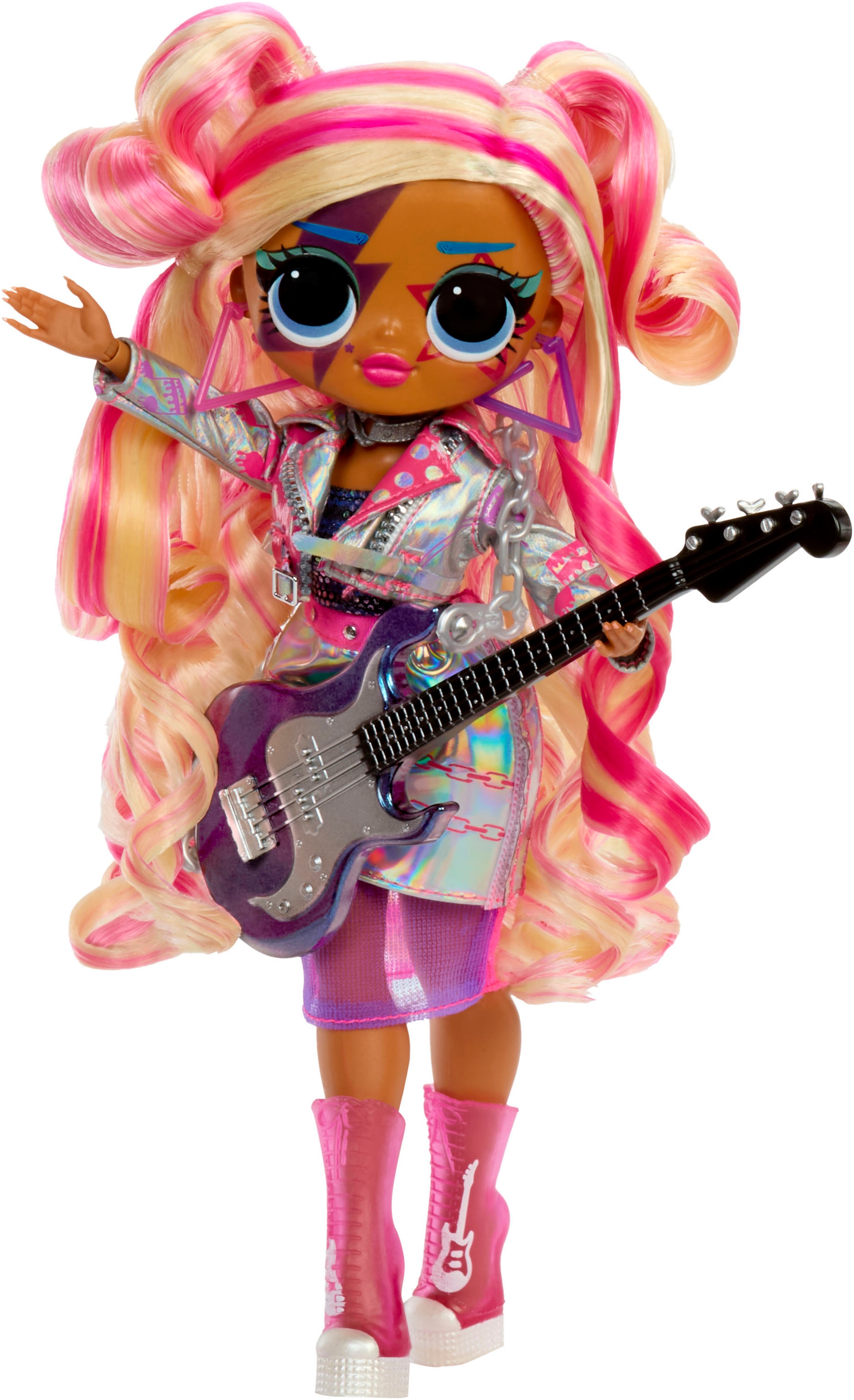 L.O.L. SURPRISE! Anziehpuppe »L.O.L. Surprise OMG Eye Spy - Rockstar« mit magischem Farbwechsel