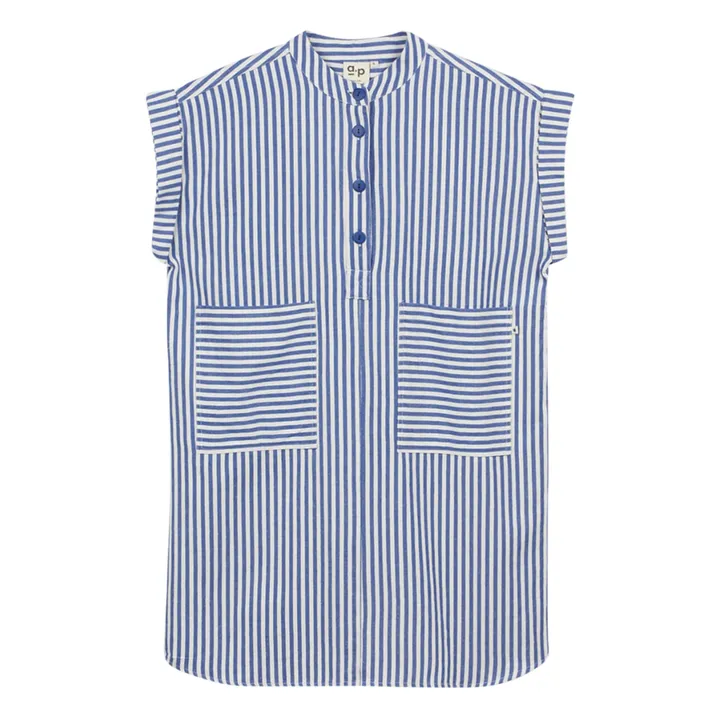 a.p Robe Denim Francina Coton Bio | Bleu marine
