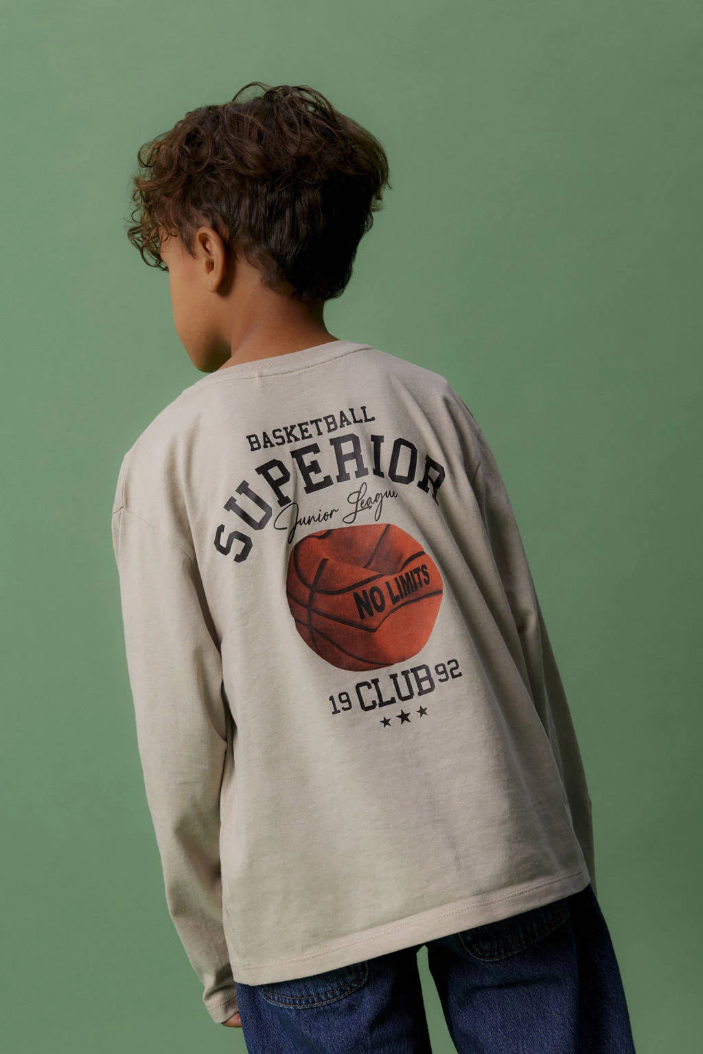 NAME IT KIDS longsleeve lichtgrijs