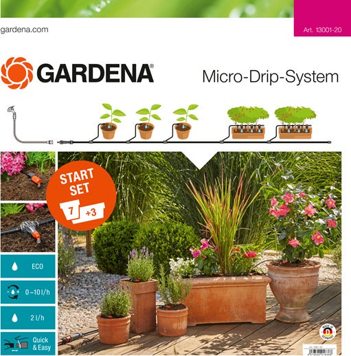 Gardena Micro Drip systeem druppelaar startset M terras/balkon