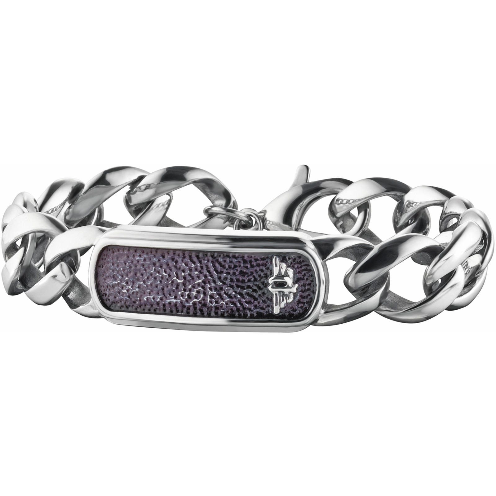 Police Herren-Panzerketten-Armband Anvil Gr. S