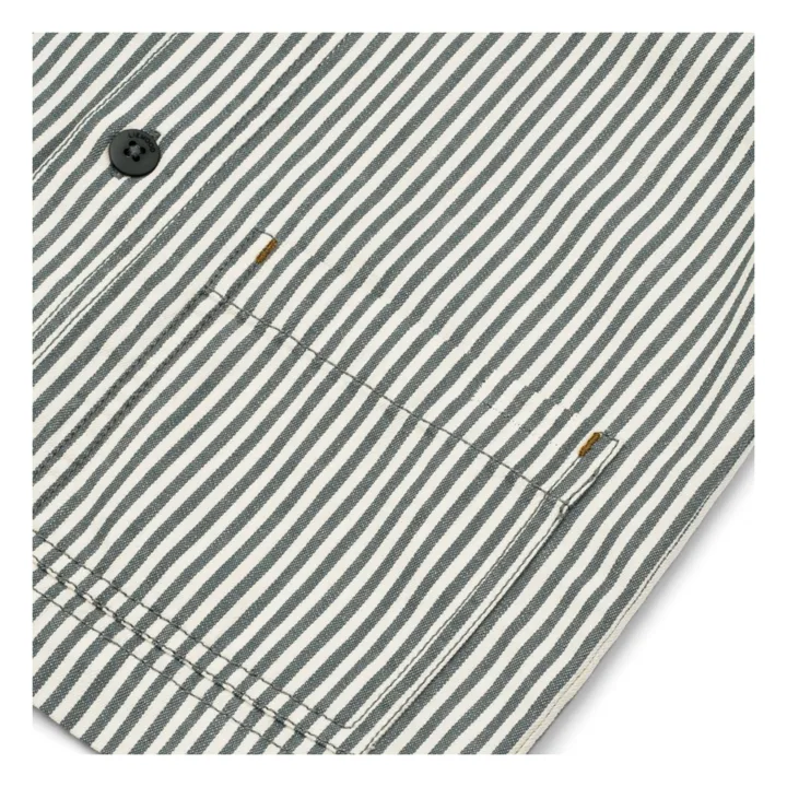 Liewood Veste Bruno Rayée | Bleu gris