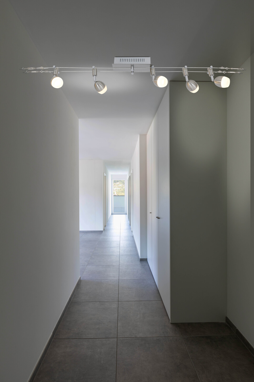 LED-Seilsystem TONY - Stahl - 50 cm