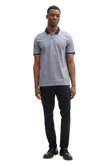 Tom Tailor blauwe heren polo