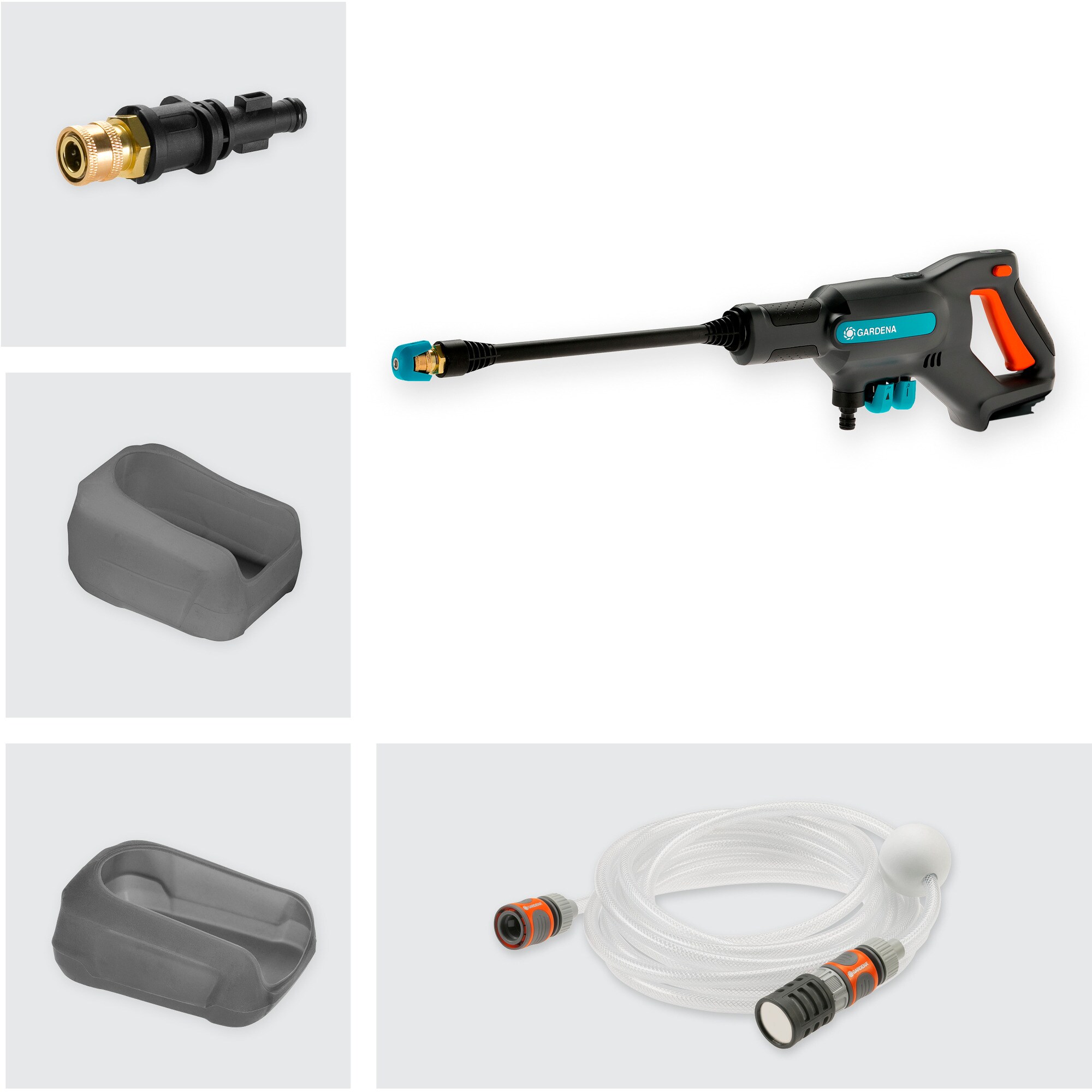 GARDENA Druckreiniger Akku-Mitteldruckreiniger AquaClean 24/18V P4A solo