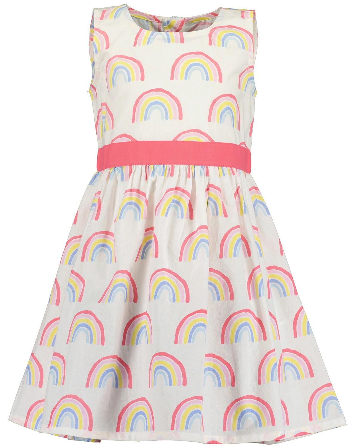 Kleid RAINBOWS AOP ärmellos in weiß