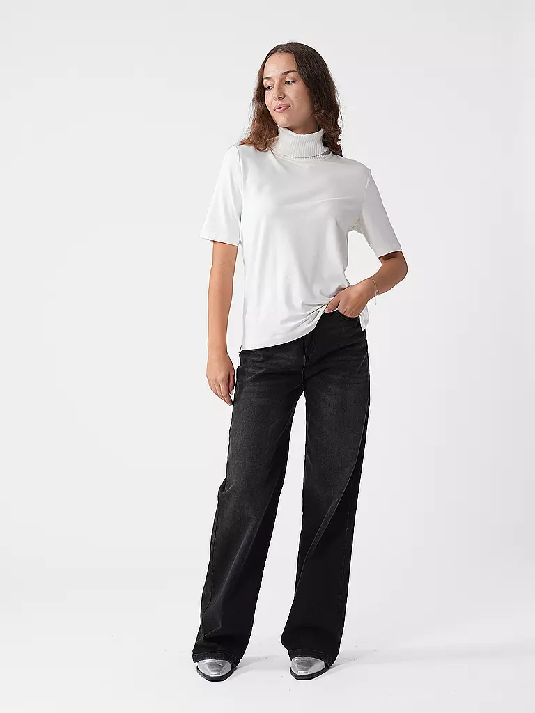 OPUS Jeans Wide Leg MIVY  schwarz