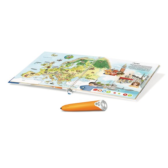 tiptoi® - Coffret complet lecteur interactif + Livre Atlas