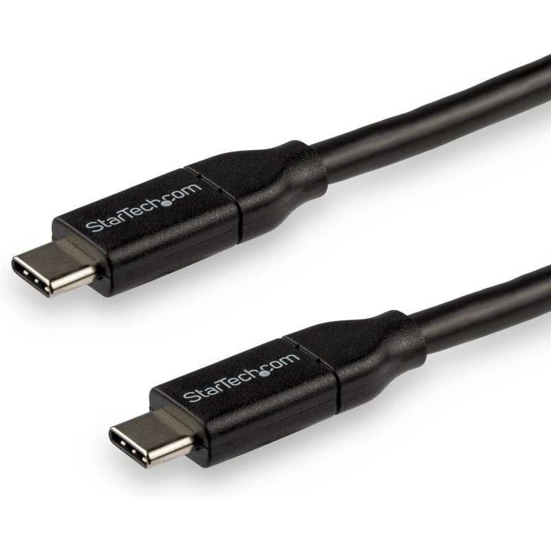StarTech.com Câble de Charge Rapide USB-C de 3m, Charge et Synchronisation, 100W (5A) PD, USB 2.0, Certifié USB-IF - Cordon de Charge USB C