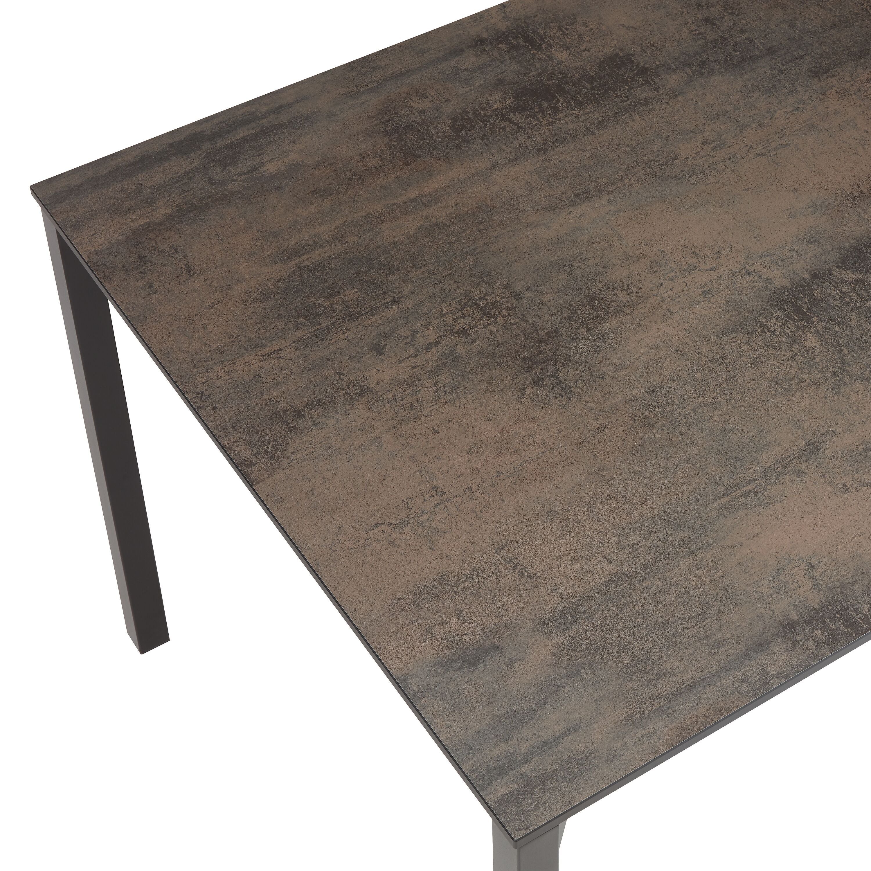 MALO Gartentisch - OXIDO TERRA / B: 180.0 cm x T: 90.0 cm x H: 75.0 cm