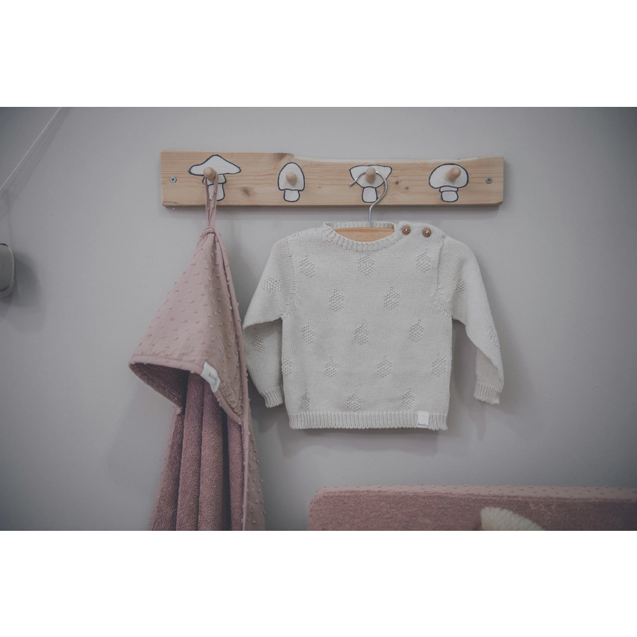 koeka Babypullover Nuts Weiß