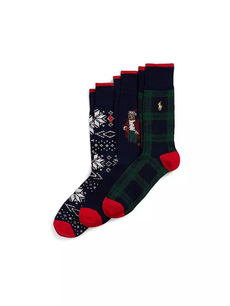 POLO RALPH LAUREN Socken Geschenkbox 3er Pkg. bunt bunt