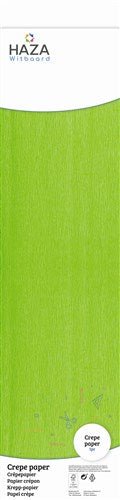 Lichtgroene Crepe Papier 2,5m