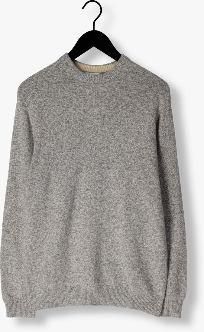 grijze profuomo trui pullover crew neck