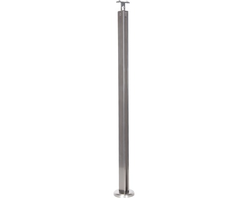 Pertura aluminium leuningdrager, vloermontage, H: 940 mm (77)