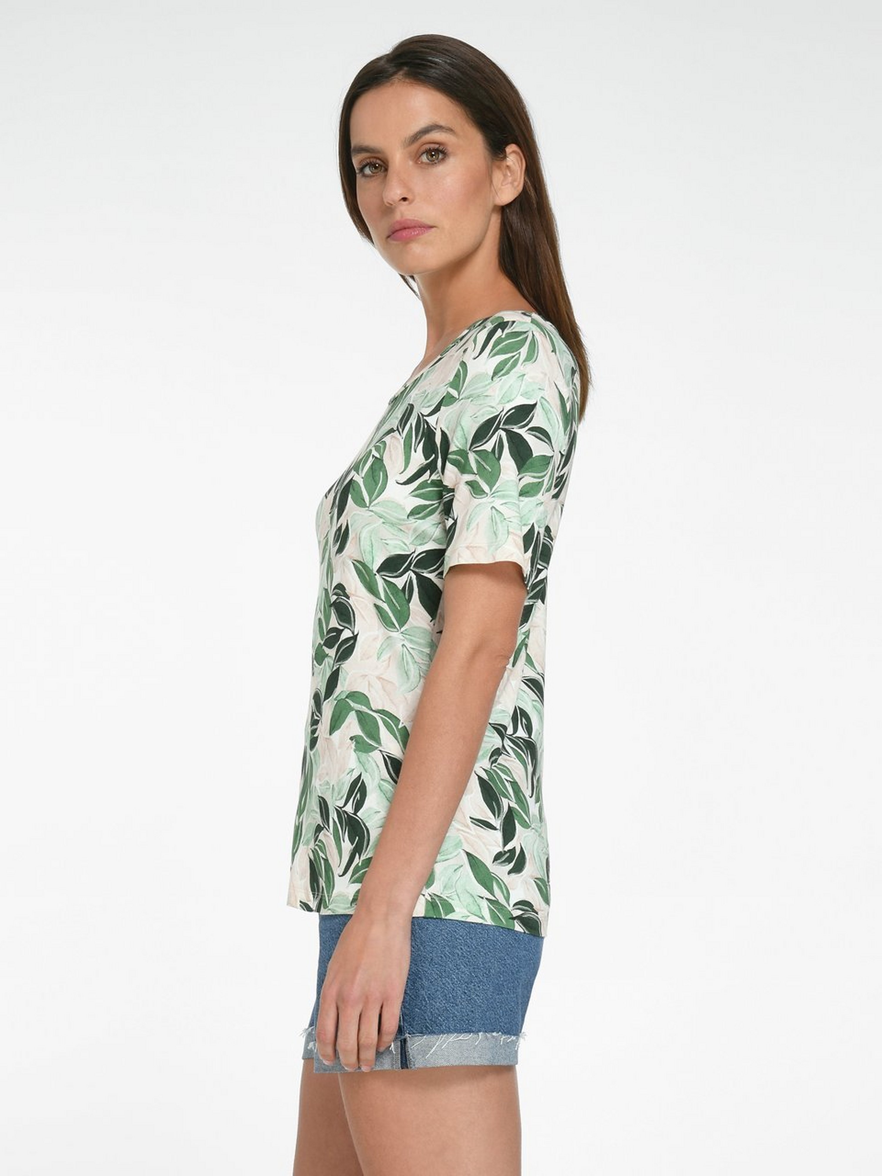 Rundhals-Shirt