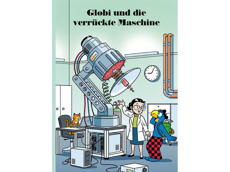 Globi Verlag Bilderbuch Globi und die verrückte Maschine Kinderbuch