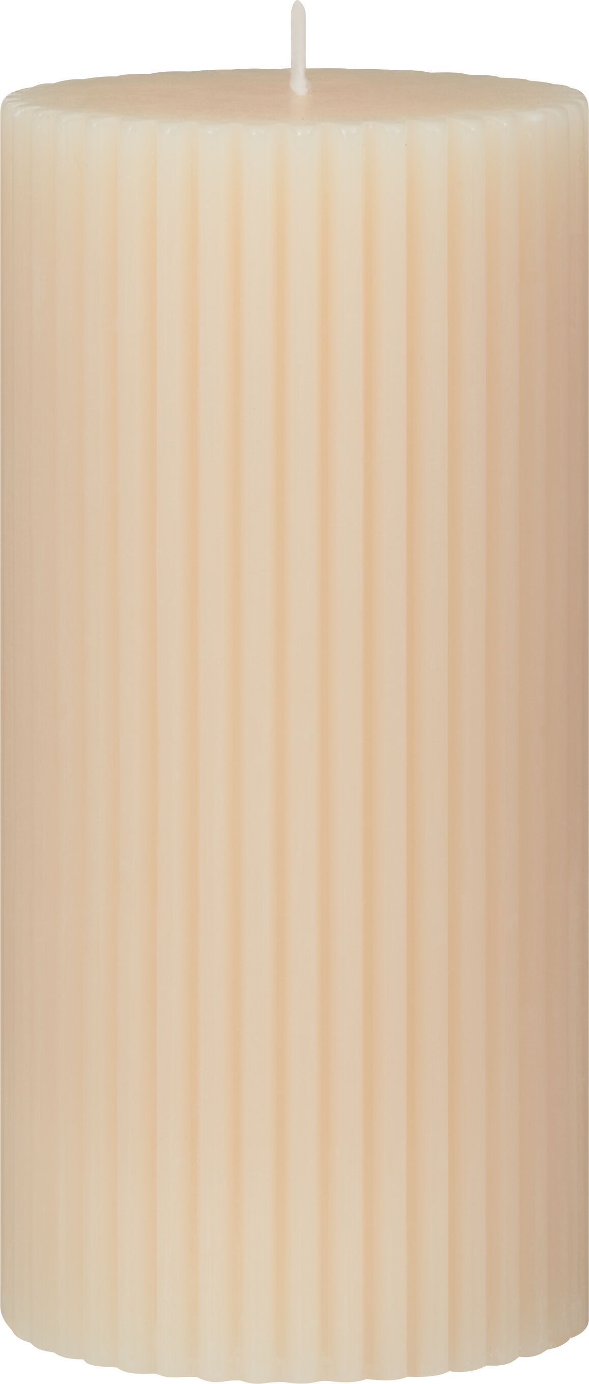 MAI Zylinderkerze - Ecru / H: 15.0 cm