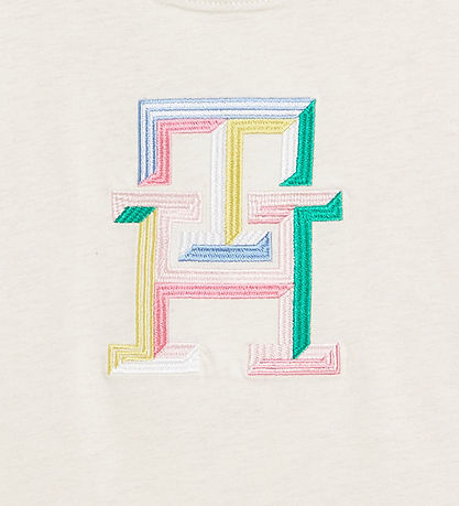 Tommy Hilfiger T-Shirt - Multi Colour Monogramm Tee - Calico Hea