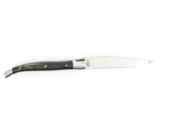 Laguiole Buffle Brut - 2 mitres Couteau de Poche - Laguiole par Fontenille Pataud