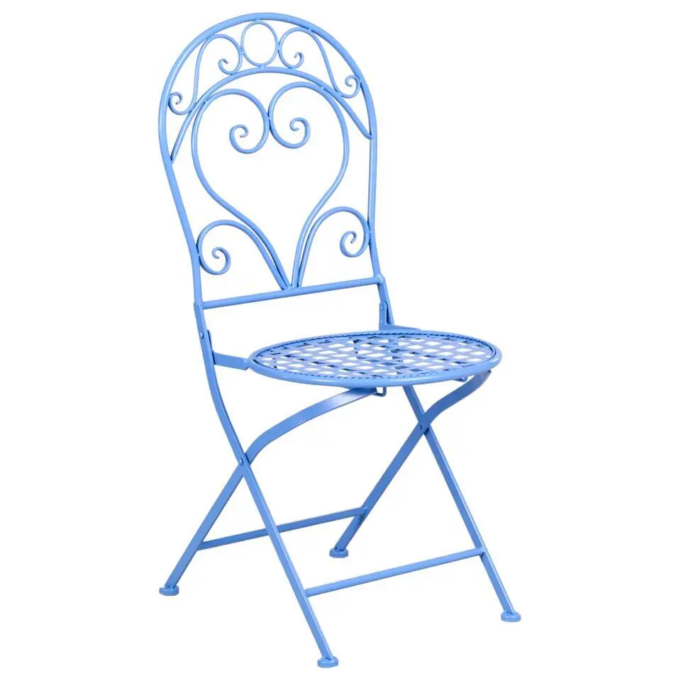 ALBINIA - Bistroset voor 2 - Blauw - Metaal
