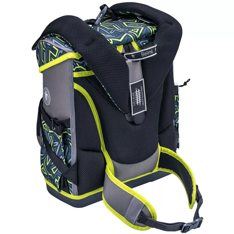 Belmil Schulranzen Premium Compact Plus Set 5-teilig Iguana