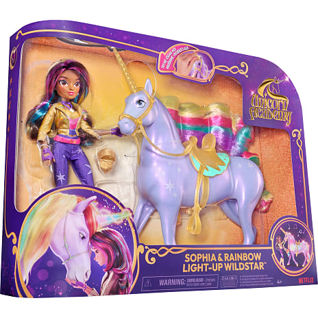 Unicorn academy Sophia & Wildstar dukke og enhjørning