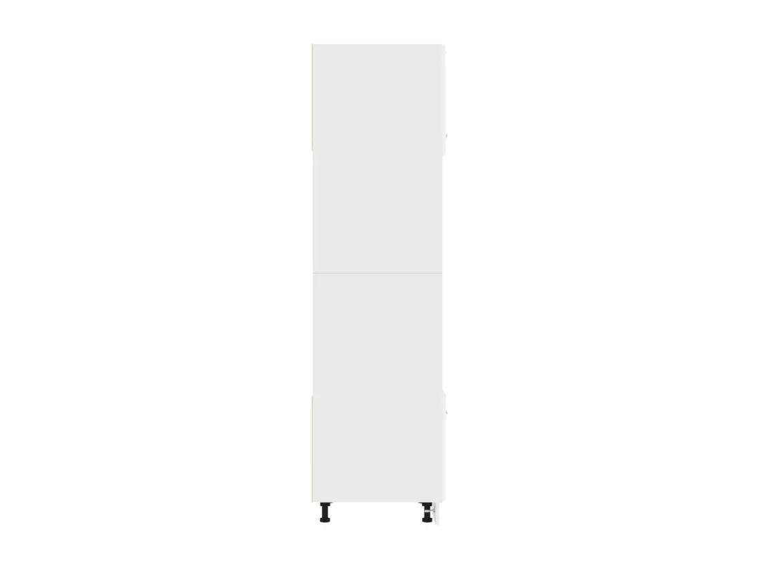 Colonne de cuisine Blanc brillant 60x57x207 2