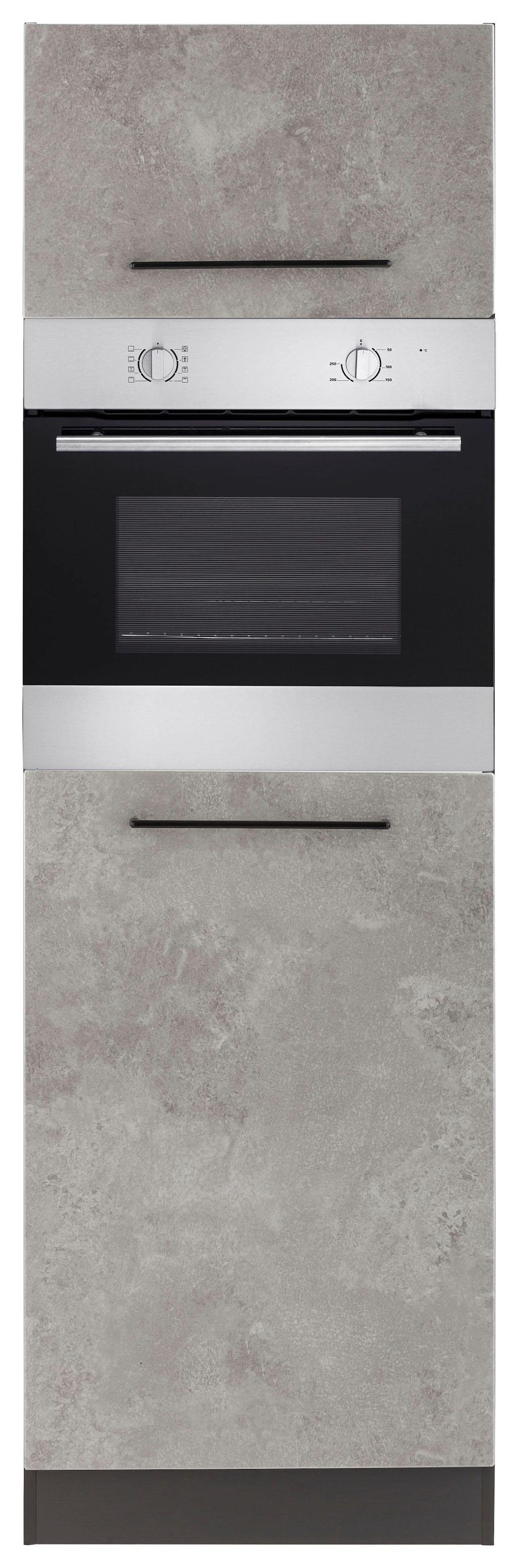 KOCHSTATION Backofen/Kühlumbauschrank »KS-Tulsa« 60 cm breit, 200 cm hoch, mit Nischenmass 88 cm
