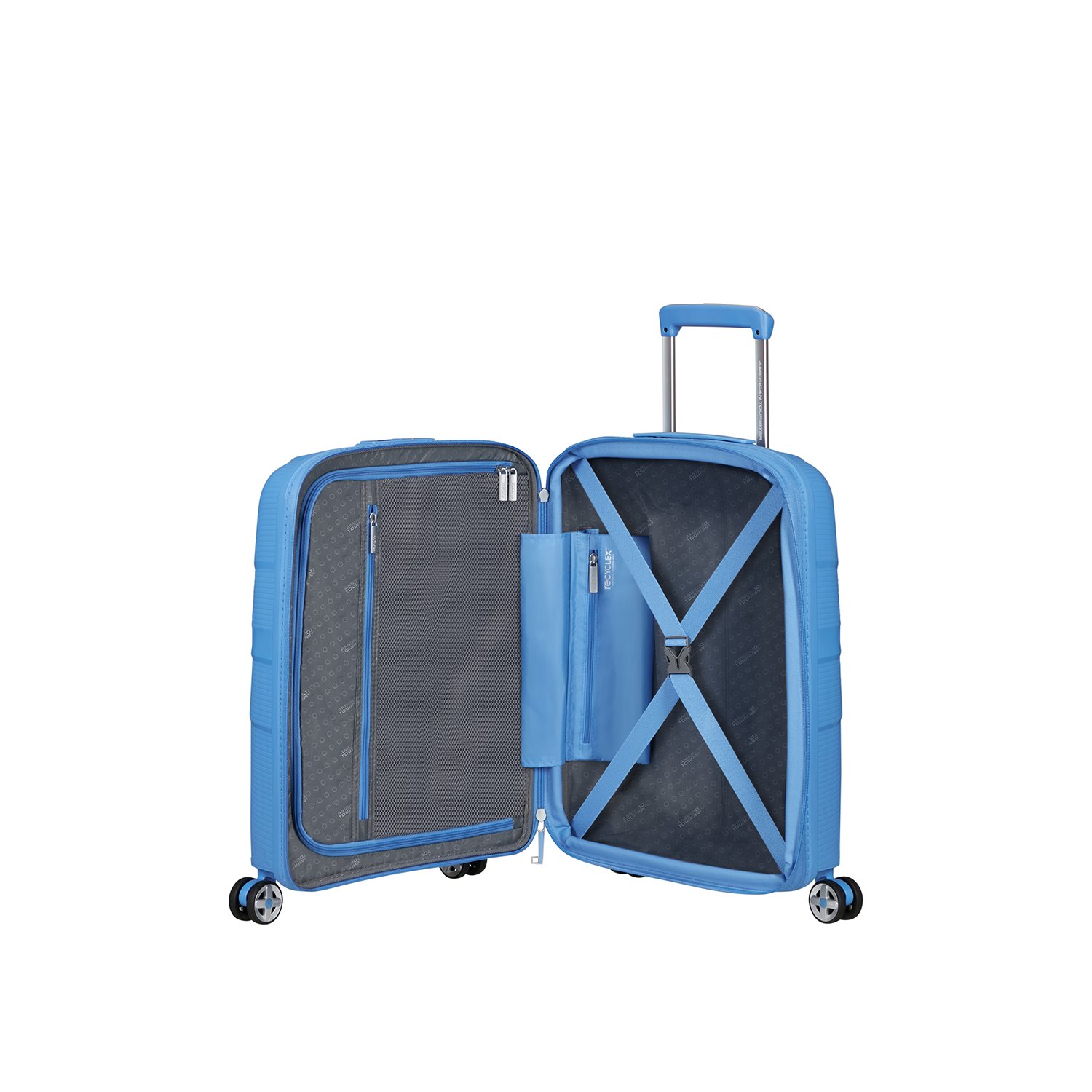 American Tourister Starvibe Spinner 55 EXP tranquil blue