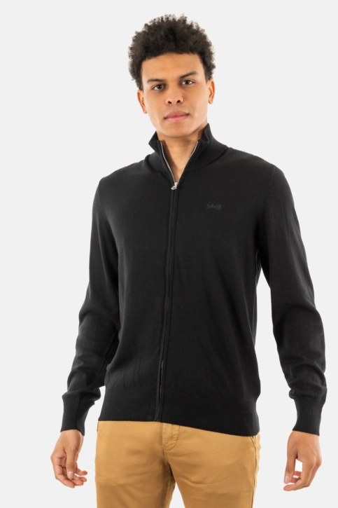 Gilets cardigans schott plbeal5 black
