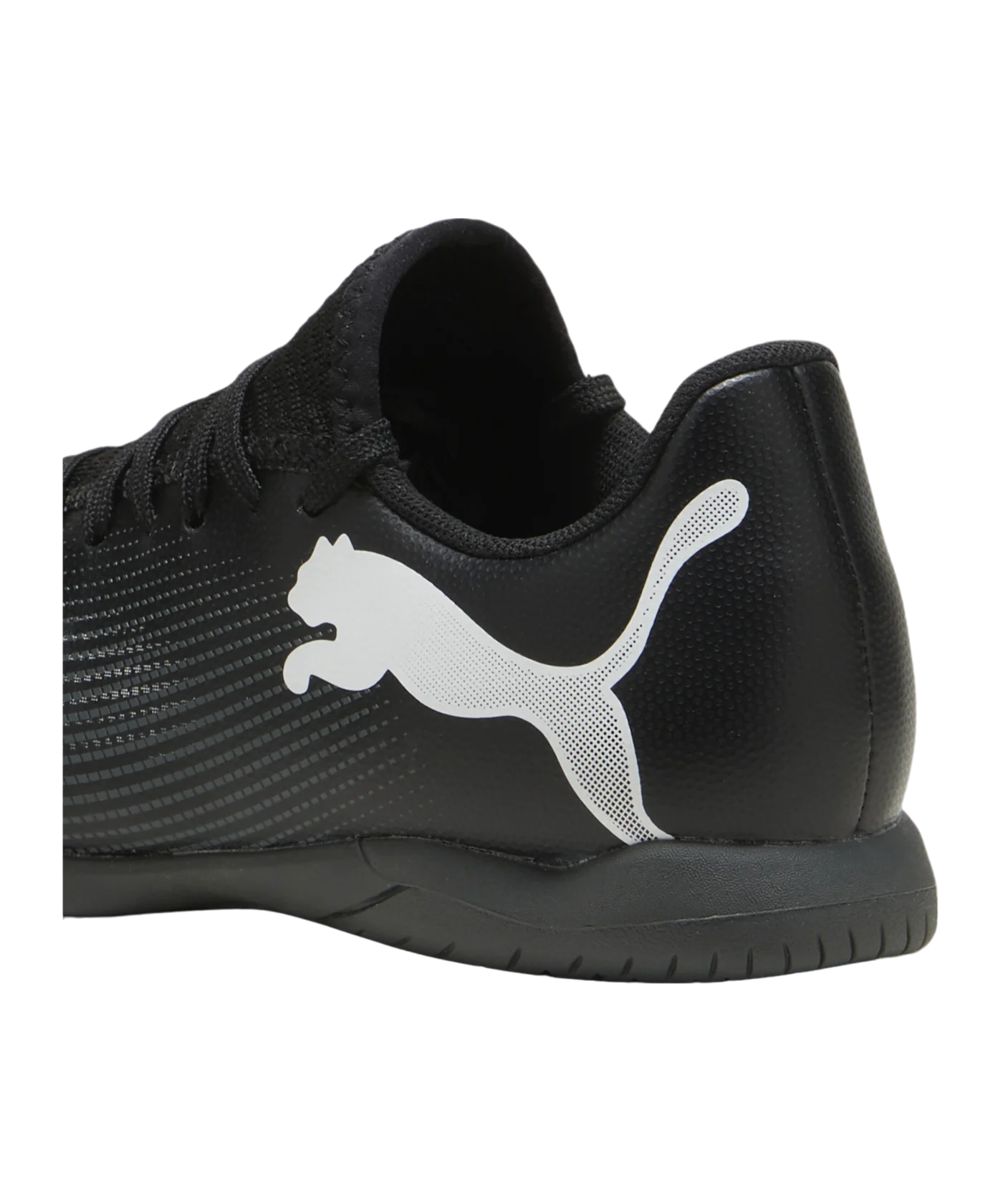 PUMA FUTURE 7 Play IT Halle Eclipse Jr Kids Schwarz Weiss F02