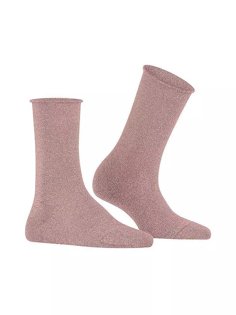 FALKE Socken SHINY SO blossom rosa