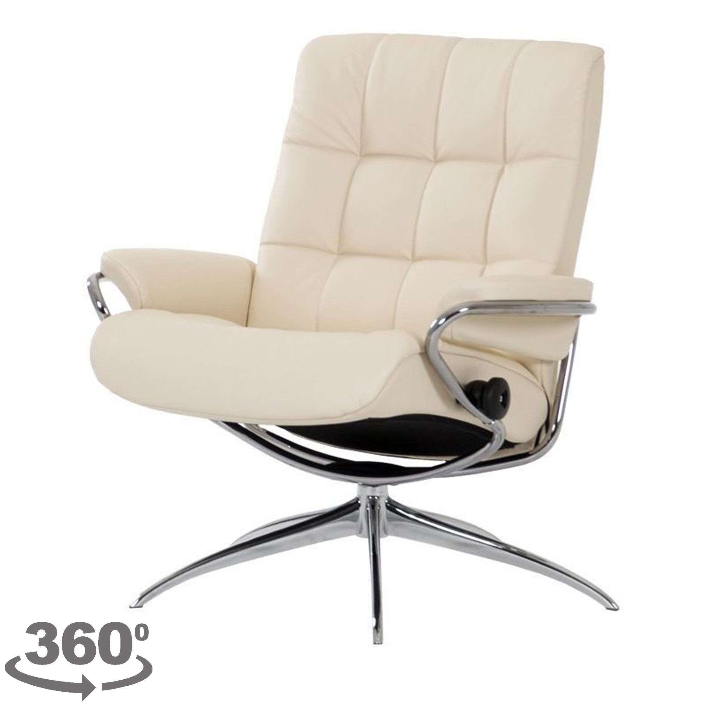Relaxfauteuil London LowBack  | StresslessB80 x D72 x H86 cm