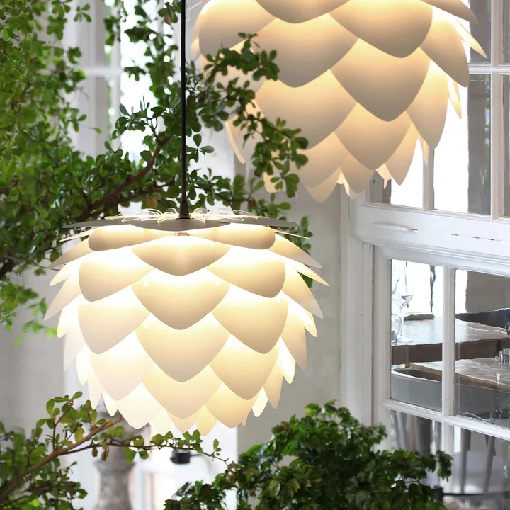 Umage - Aluvia Lampenschirm medium, Ø 59 cm / pearl