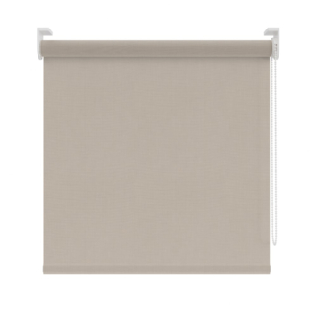 KARWEI rolgordijn gewoon raam 28115 taupe linnenlook transparant op maat