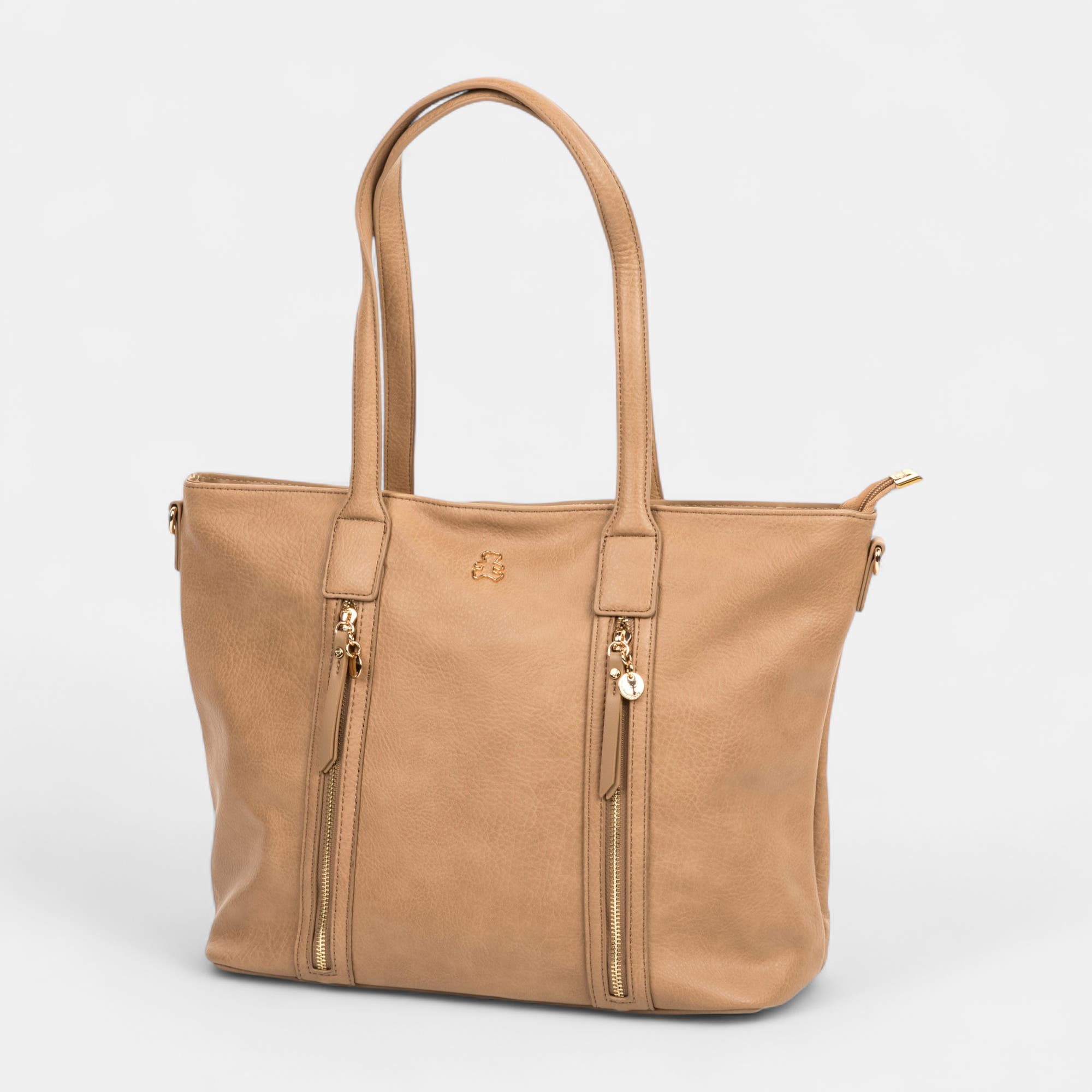 Sac de shopping beige