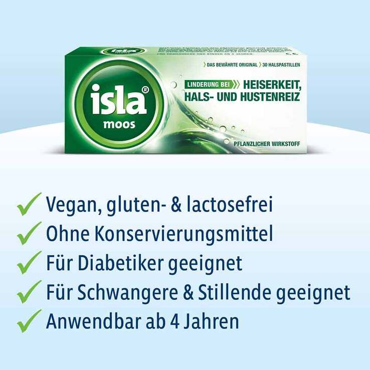 isla® moos Pastillen, 30 St