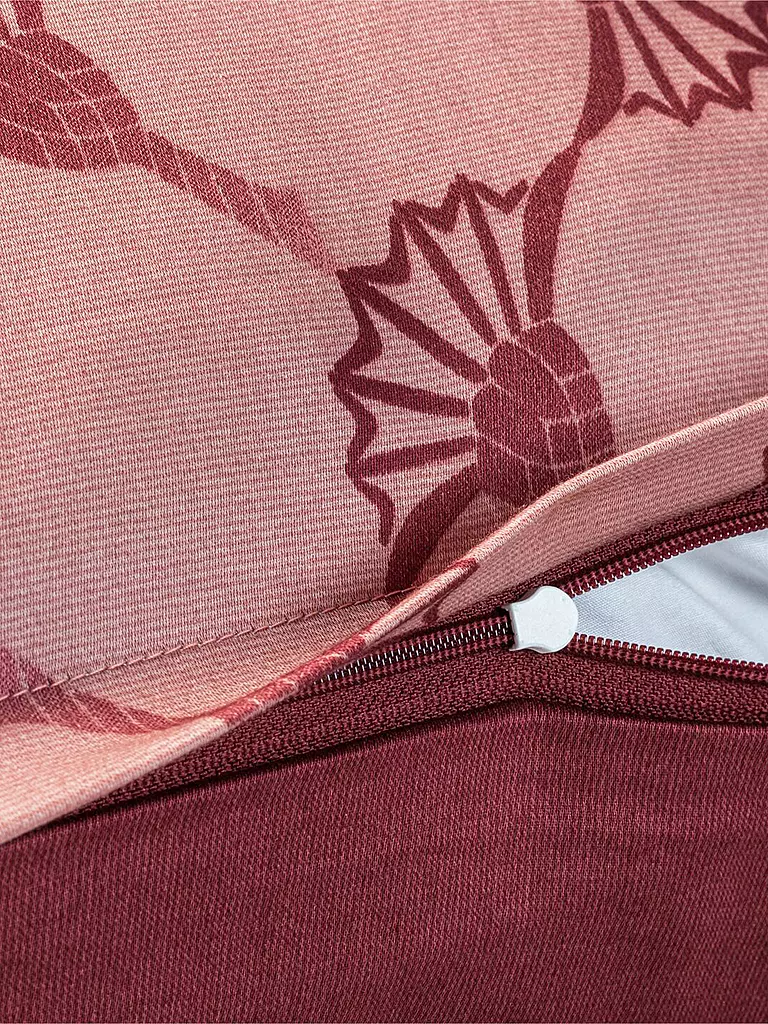 JOOP Satin Bettwäsche CORNFLOWER DOUBLE  2x70x90cm/200x200cm Fine Rouge dunkelrot